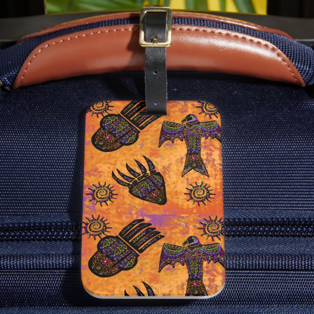 Südwestliche Kunst Gepäckanhänger (Vorderseite Insitu 2)