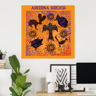 Südwestliche Kunst Poster