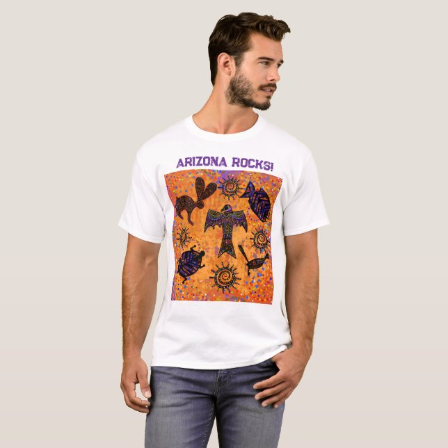 Südwestliche Kunst T-Shirt (Vorne ganz)