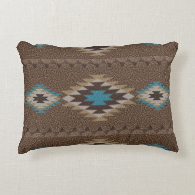 Südwestliche Ruhe Baumwolle Akzent Pillow 12"x16" Dekokissen (Vorderseite)