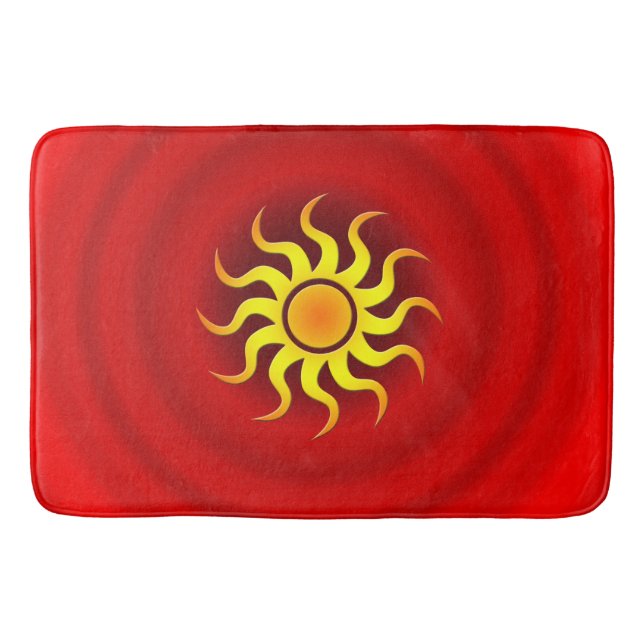 SÜDWESTLICHE SONNE BADEMATTE (Vorderseite)