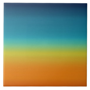 Südwestliche Sonnenuntergangsfarben Fliese
