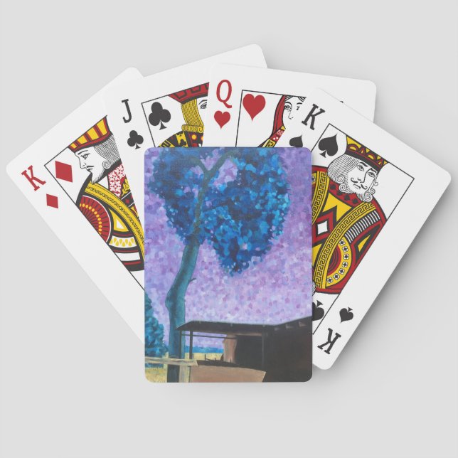 Südwestliche Sonnenuntergangskarten Spielkarten (Rückseite)