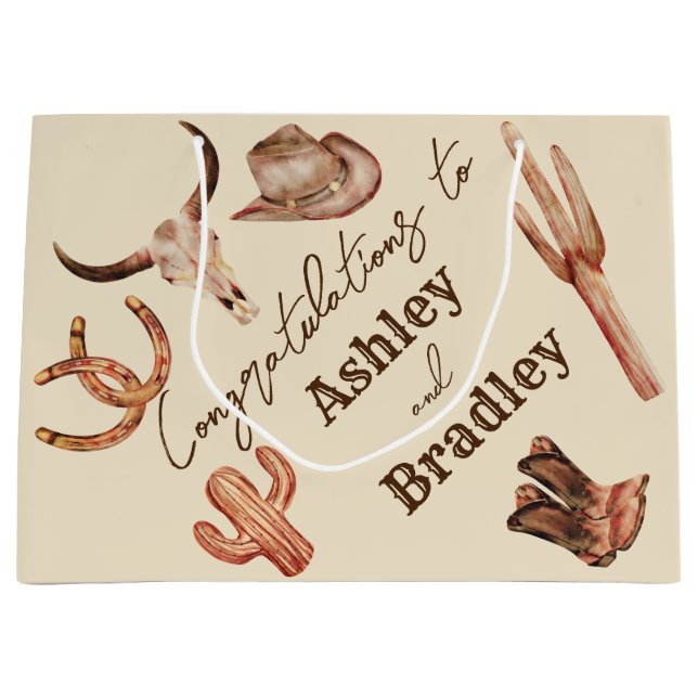 Südwestliche Western Große Geschenktüte (Vorderseite)