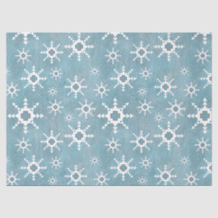 Südwestliche Winterschneeflocken Seidenpapier