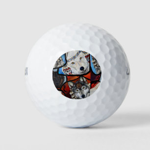 SÜDWESTLICHE WOLF-KUNST GOLFBALL