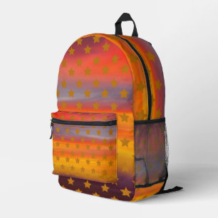 Südwestliche Wüste US Flagge Abstrakte Kunst Bedruckter Rucksack