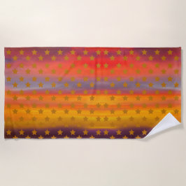 Südwestliche Wüste US Flagge Abstrakte Kunst Strandtuch