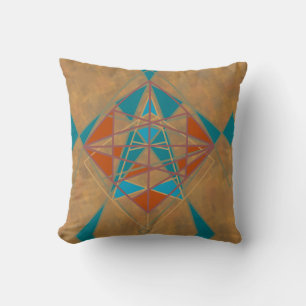 Südwestliche Wüstenindianer-Star-Man-Design-Kunst Kissen