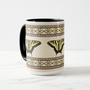 Südwestlicher Gelber Schwalbenschwanz Schmetterlin Tasse