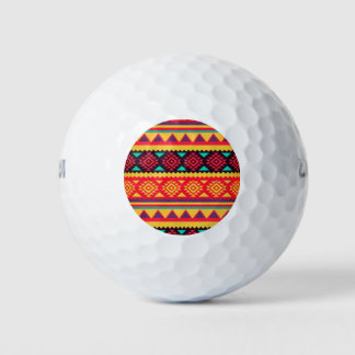 Südwestlicher geometrischer Druck Golfbälle
