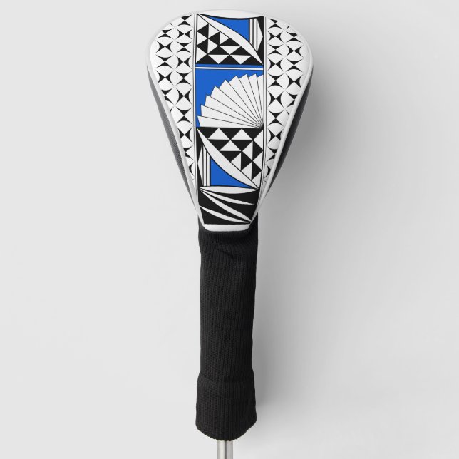 Südwestlicher Indianeraufstieg in Blau Golf Headcover (Vorderseite)