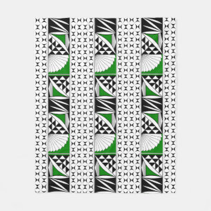 Südwestlicher Indianeraufstieg in Grün Fleecedecke