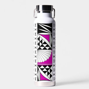 Südwestlicher Indianeraufstieg in Rosa Trinkflasche