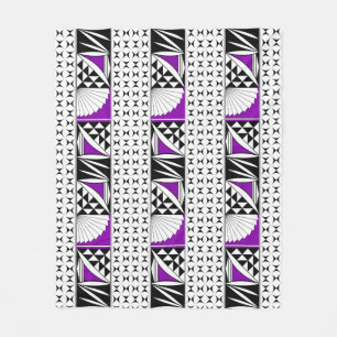 Südwestlicher Indianeraufstieg Lila Fleecedecke