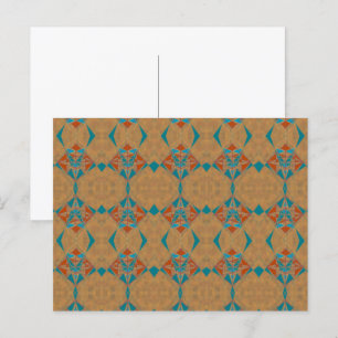 Südwestlicher Wüstenindianer Sternenmann-Design Ku Postkarte