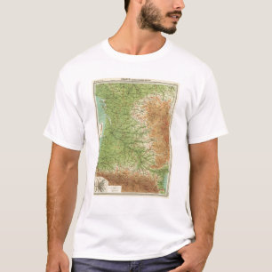 Südwestliches Abschnitt Frankreichs Bordeaux T-Shirt