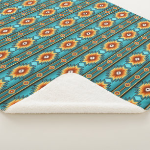 Südwestliches ethnisches geometrisches sherpadecke
