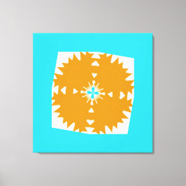 Südwestliches Farbmuster von Vibes Leinwanddruck