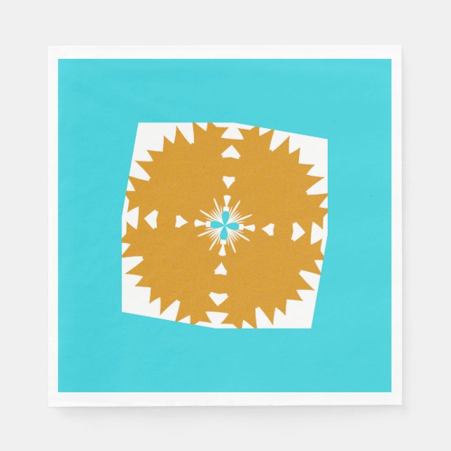 Südwestliches Farbmuster von Vibes Serviette (Vorderseite)