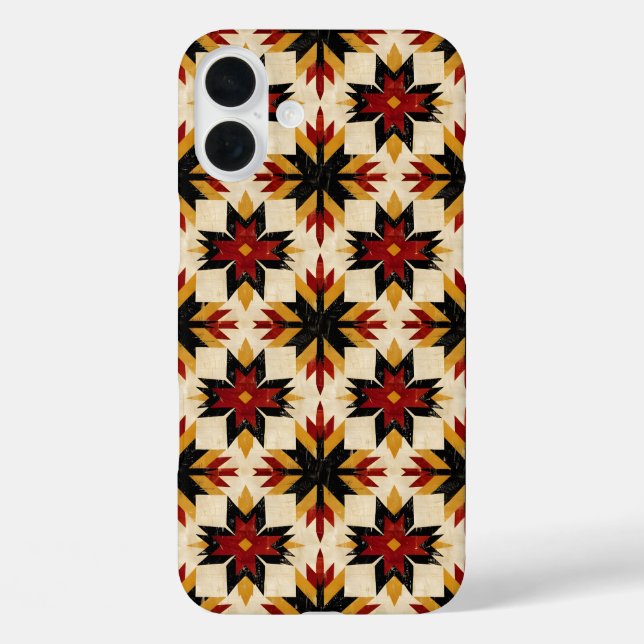 Südwestliches Fliesenmuster iPhone  Case-Mate iPhone Hülle (Rückseite)