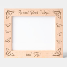 Südwestliches Frack Butterfly Personalisiert Geätzte Rahmen