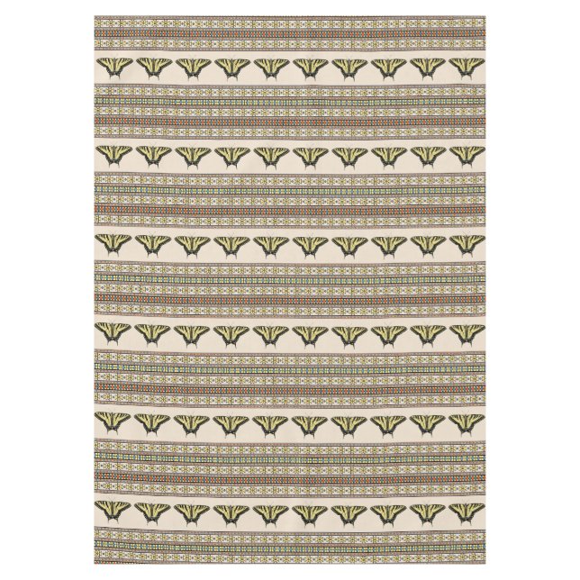 Südwestliches Gelbes Frack Butterfly Medium Tischdecke (Vorderseite)