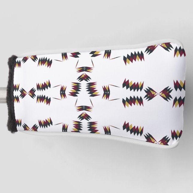 Südwestliches Indianermuster Golf Headcover (Vorderseite)