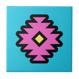 Südwestliches Pop-Art-Design Fliese