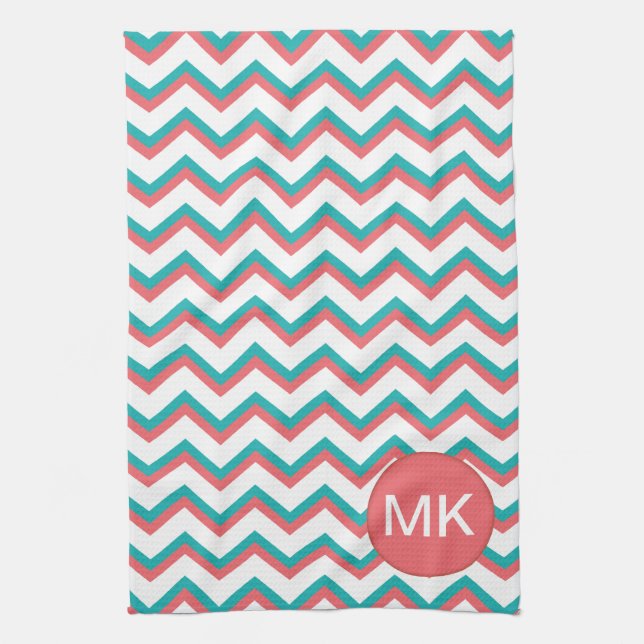 Südwestliches Zickzack Muster Küchentuch (Vertikal)