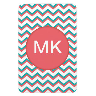 Südwestliches Zickzack Muster Magnet