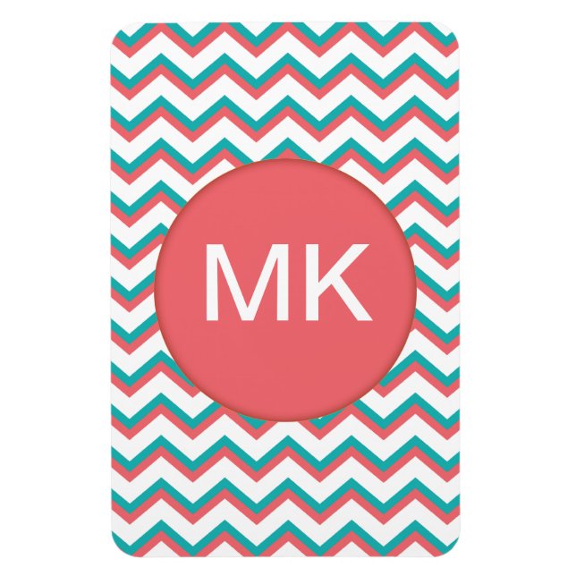 Südwestliches Zickzack Muster Magnet (Vertikal)