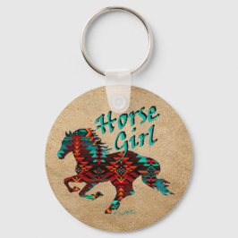 Südwestpferd, Pferdemädchen Schlüsselanhänger