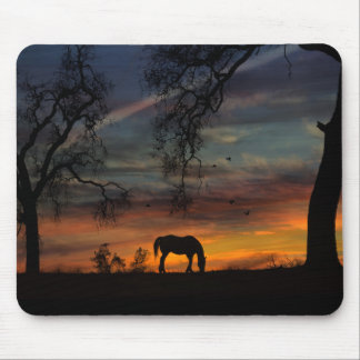 Südwestpferd und Sunset Mouse Pad Mousepad