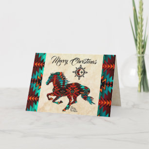 Südwestpferdkarte Feiertagskarte