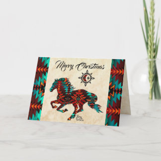 Südwestpferdkarte Feiertagskarte