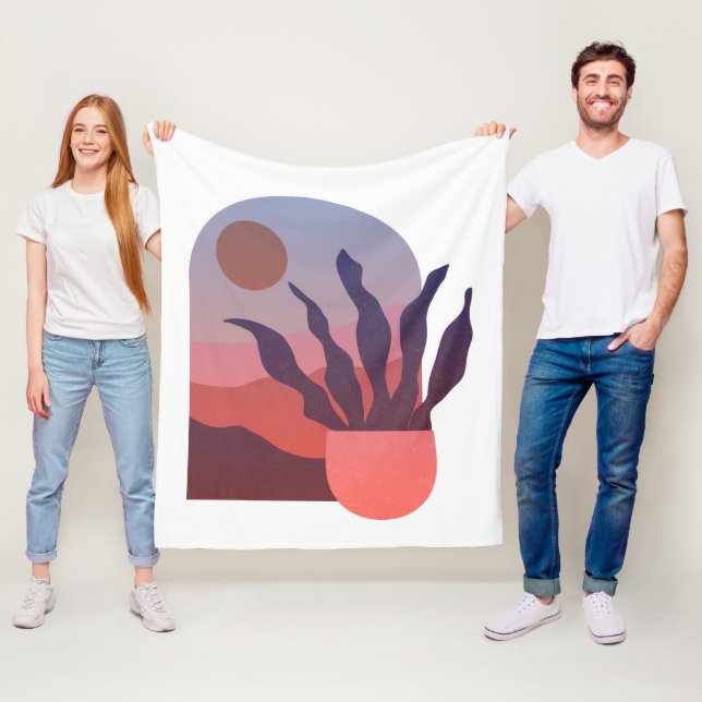 Südwestsonne und Pflanze Fleecedecke (Beispiel)