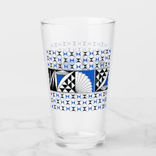 Südwestsonnenaufgang in Blau Glas