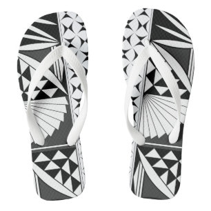 Südwestsonnenaufgang in Kohle Flip Flops