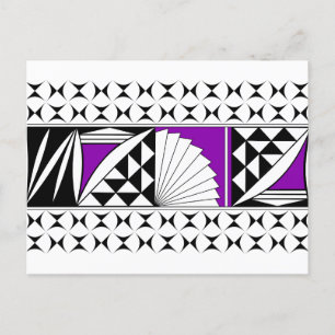 Südwestsonnenaufgang Lila Feiertagspostkarte