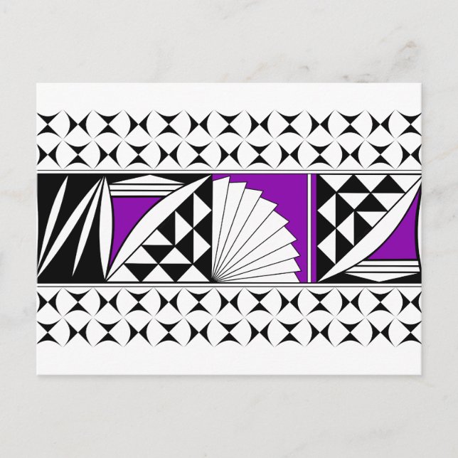 Südwestsonnenaufgang Lila Feiertagspostkarte (Vorderseite)