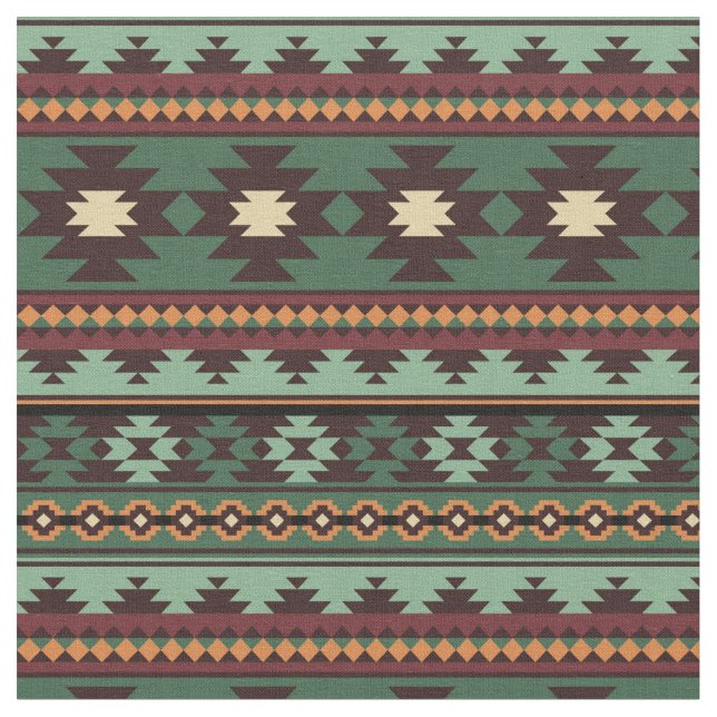 Südweststämmiger Grünbraun Stoff (Nahaufnahme)