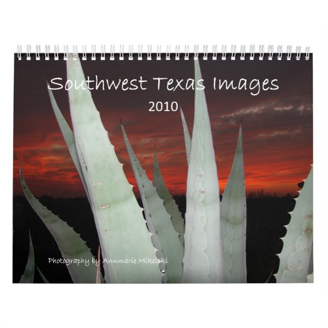 Südwesttexas-Bilder 2016 Kalender (Titelbild)