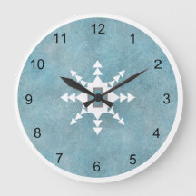 Südwestturquoise Winter Snowflake Geometrie