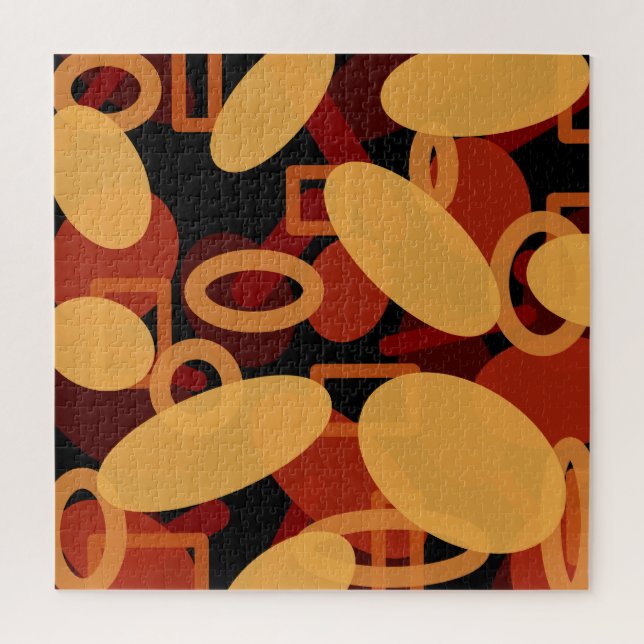 Südwestwüste Landschaftsfarben Abstrakte Kunst Puzzle (Vertikal)