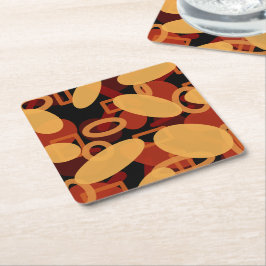 Südwestwüste Landschaftsfarben Abstrakte Kunst Rechteckiger Pappuntersetzer