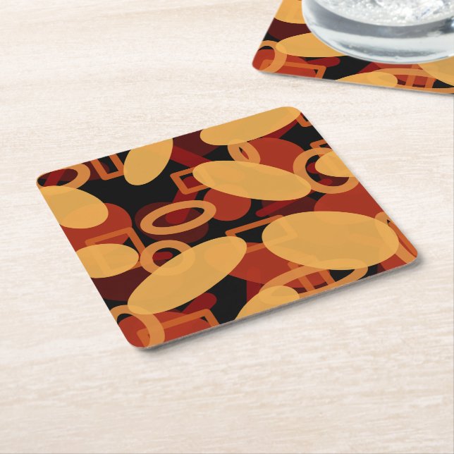 Südwestwüste Landschaftsfarben Abstrakte Kunst Rechteckiger Pappuntersetzer (angewinkelt)