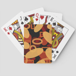 Südwestwüste Landschaftsfarben Abstrakte Kunst Spielkarten