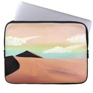 Südwestwüste mit Dünen Minimalistischer Kunst Laptopschutzhülle