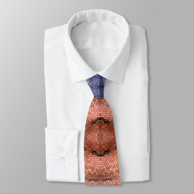 Südwestwüste Mosaic Sunset Neck Tie Krawatte (Gebunden)